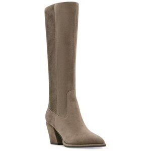 Blondo ElishaTaupe Suede Tall Boot. Sz: 8